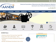 Tablet Screenshot of aanem.org